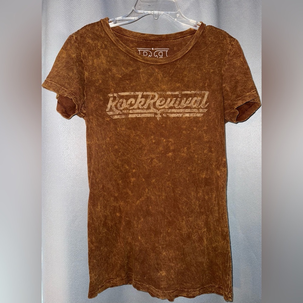 Rock Revival Retro Brown T- Shirt